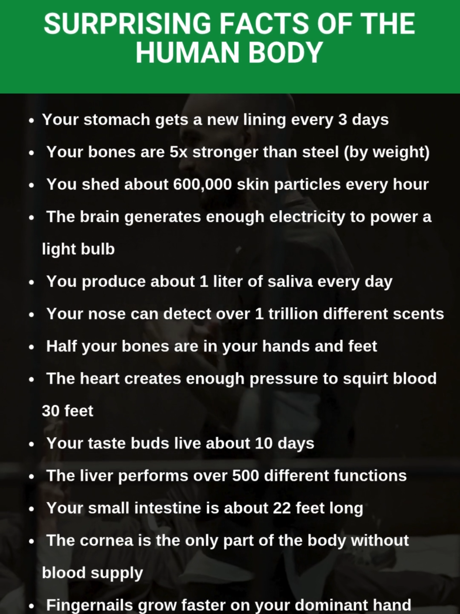 Your body is honestly amazing 🤯 It heals, grows, renews, and works nonstop — even when you’re asleep. Every cell is doing something incredible right now. #BodyFacts #DidYouKnow #WellnessJourney #FunHealthFacts #HumanBody #WellToFit