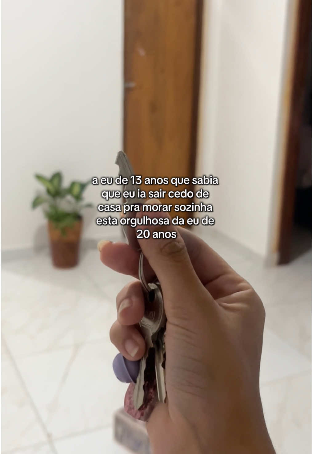 Uma nova fase da minha vida 🥹🏠✨🫶🏻 #morandosozinha #morandosozinha #saindodecasa #casanova #morandosozinhacheck 