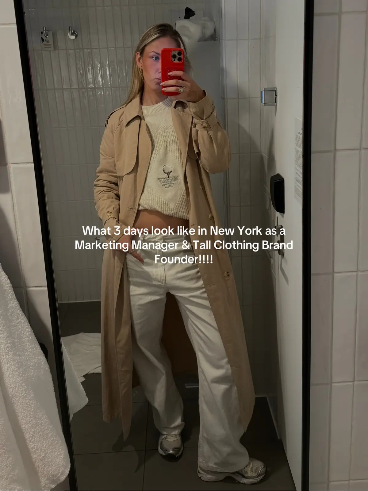 Might be bias but I’m soo obsessed with these samples @LARSON THE BRAND  #dayinmylife #marketingmanager #entrepreneur #tallclothing #nyc 