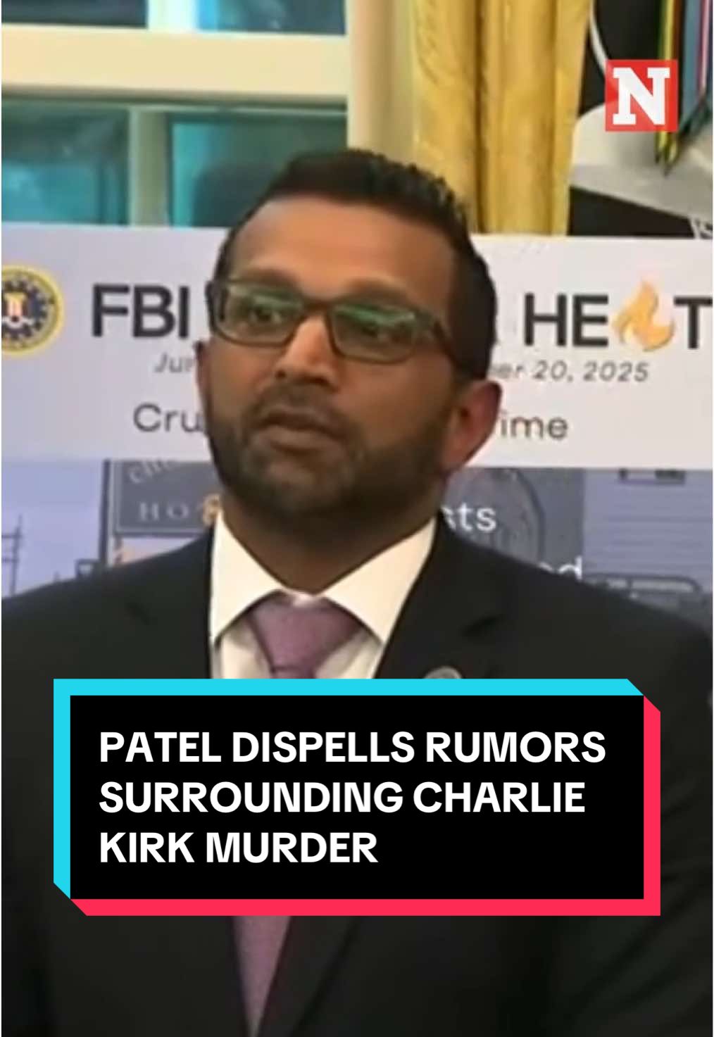 FBI Director Kash Patel dismissed speculation surrounding Charlie Kirk’s death, emphasizing that federal agents captured the alleged assassin within 33 hours and are pursuing “every single lead” to ensure full prosecution, not “trading in conspiracy theories.”