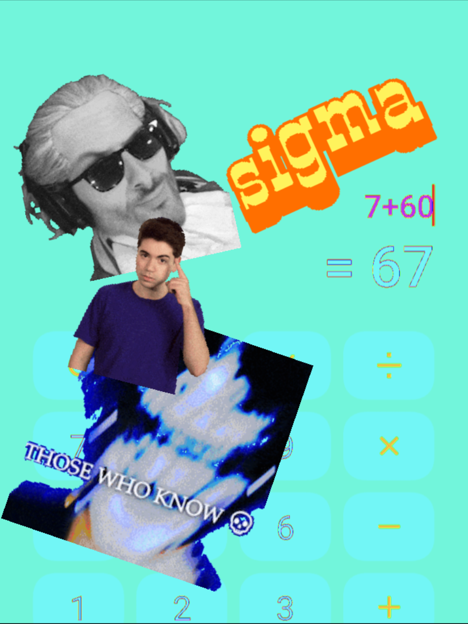 Sigma calculadora 67 tuff brochacho#paratii #67 #calculadora 