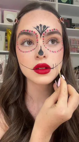 Maquillaje de halloween 🎃 #fyp #parati #makeup #4u 