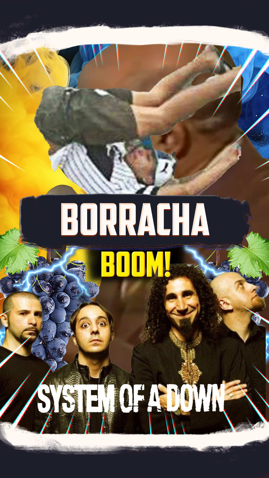BORRACHA AO SOM DE BOOM! DO SYSTEM OF A DOWN #borracha #systemofadown #boom #meme #zoeira  