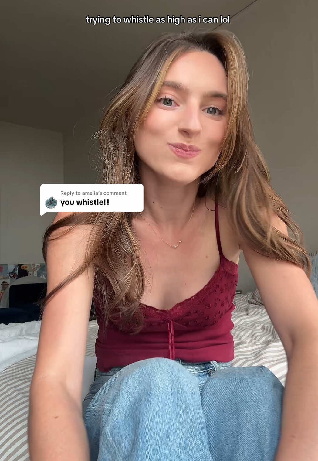 Replying to @amelia the eye twitch HAHHAA #whistle #whistling #whistler 