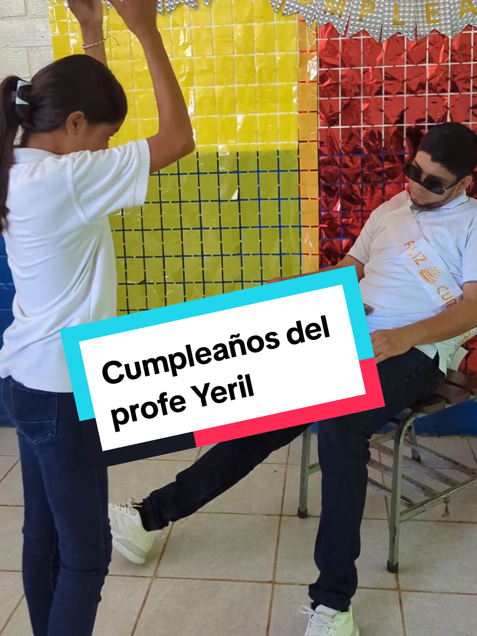 Les comparto la celebración del cumpleaños del profe Yeril. #elprofeyeril #nicaragua🇳🇮❤️ 