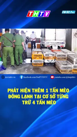 Phát hiện thêm 1 tấn mèo đông lạnh tại cơ sở từng trữ 4 tấn mèo ở Đồng Tháp | THTV