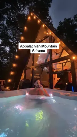 Where mornings start in the fog and nights end by the fire. Welcome to the Appalachian mountains. 🍁 🎥 @Joanna | Travel Creator  #appalachianmountains #aframecabin #eastcoast #fallgetaway 