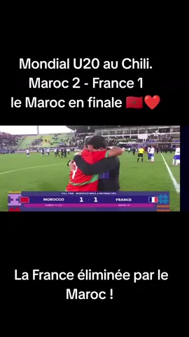 #Maroc #France  #u20 #football 