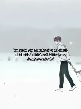 Al final, uno siempre está solo. #saeitoshi #bluelock #frases #bluelockedit #alone 