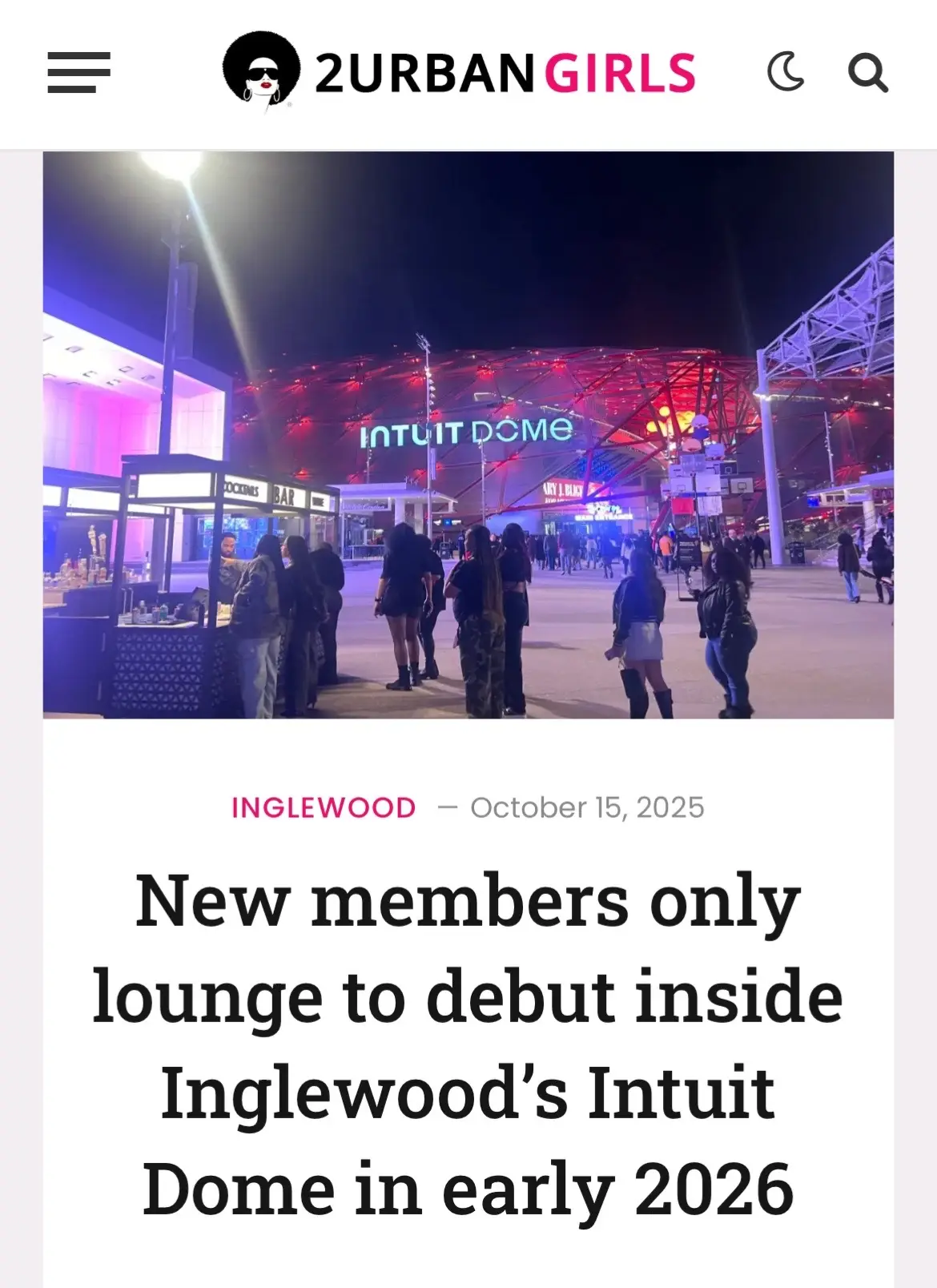 New VIP Lounge opening inside the Intuit Dome in January 2026 #Lounge1888 #blackowned #womanowned #inglewood 