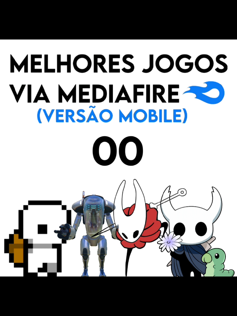 🫠 | SO OS MELHORES!!! #mobile #mediafire #jogosmobile #hollowknightsilksong #fyp 