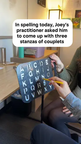 So I guess poetry is our thing now 😂 I didn’t see this coming #autismodyssey #poetry #writingpoetry #stanza #spellers 