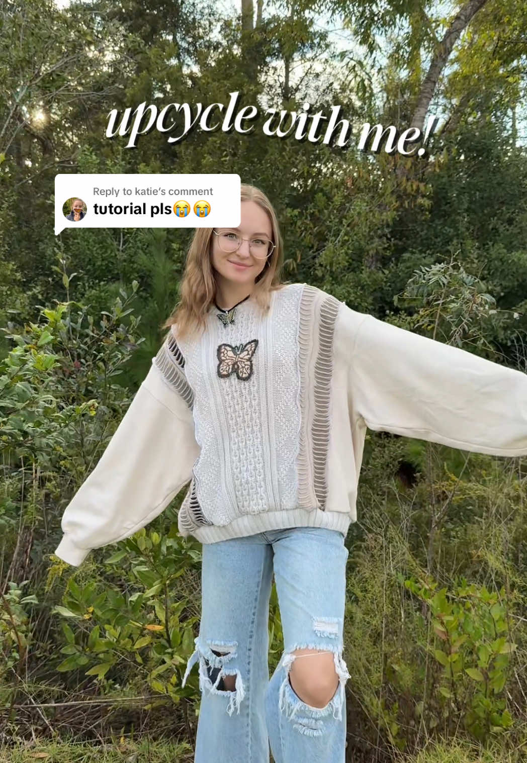 Replying to @katie  how i make sustainable fashion 🧵🪡✂️  @Plato’s Closet @Depop @Fiskars Americas #upcycling #sewing #sustainablefashion 