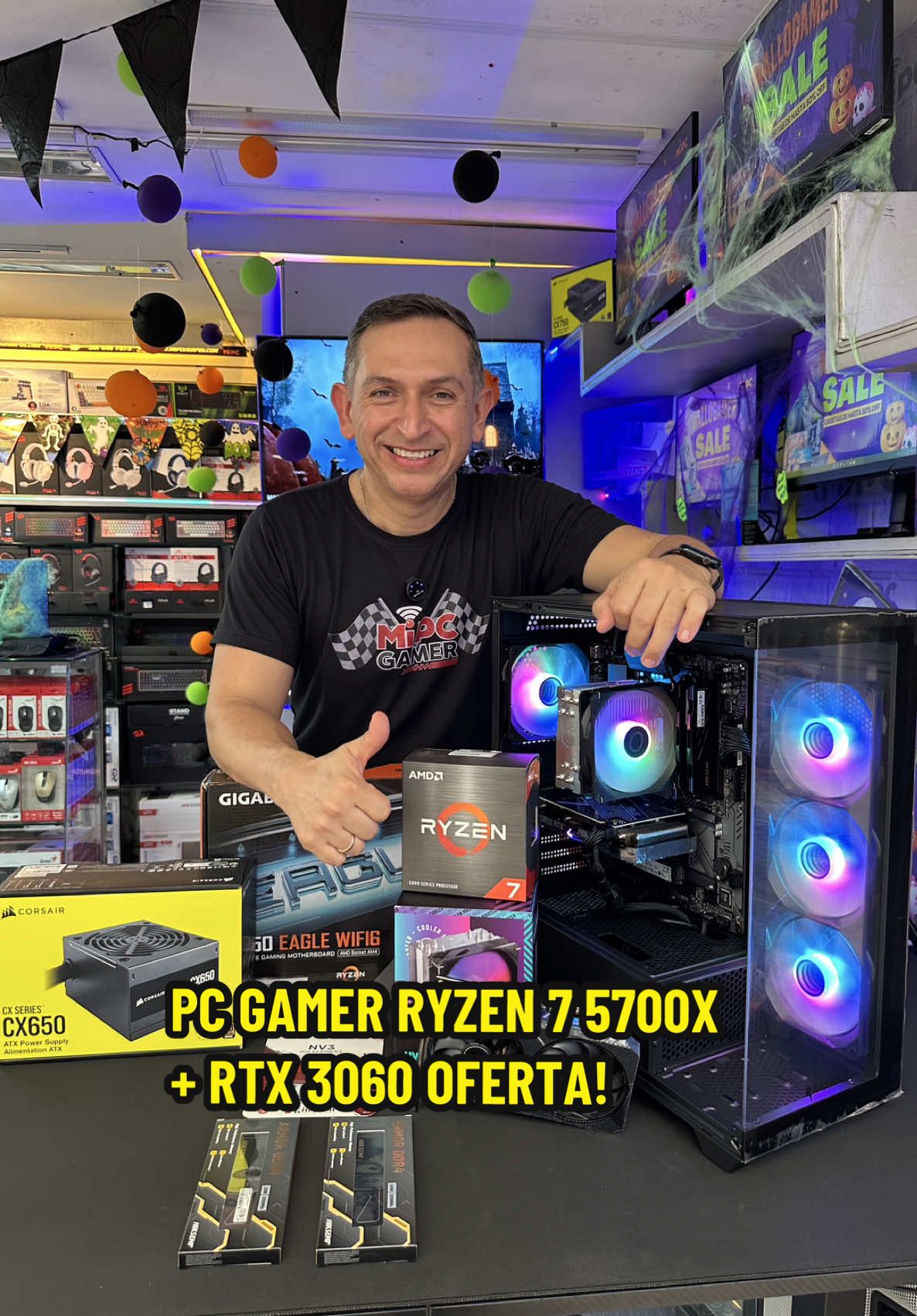 🔥💻 ¡Solo por $3,399,000 puedes llevarte esta PC Gamer imperdible! 🚀 ✨ Especificaciones: ⚙️ Procesador Ryzen 7 5700X ❄️ Refrigeración Hyper 212 📶 Board B550 con WiFi y Bluetooth 🎮 Tarjeta de video RTX 3060 ⚡ 32 GB de RAM 💾 1 TB disco sólido (SSD) Perfecta para jugar, crear contenido o trabajar al máximo nivel. 💪 📲 Contáctanos: 3013922368 ⏳ Oferta por tiempo limitado #MiPc #PCGamer #OfertasGaming #GamerLife #RTX3060      