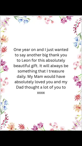One year on. Thank you so much @leoncheshlive @vastarodes I’ll treasure this forever ❤️❤️❤️