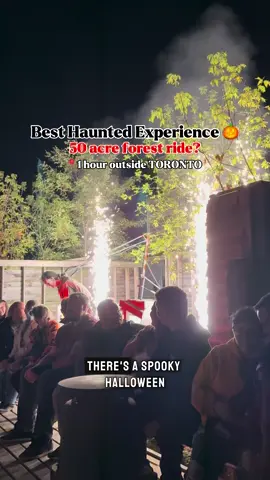 Best haunted experience for Halloween in Ontario #torontohalloween #hauntedtiktok #toronto #torontotiktok #torontolife 