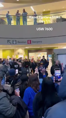 Day 1 of our Kaiser Strike #usw7600 #kaiserpermanente #kaiserstrike #unionstrong #unionsolidarity 