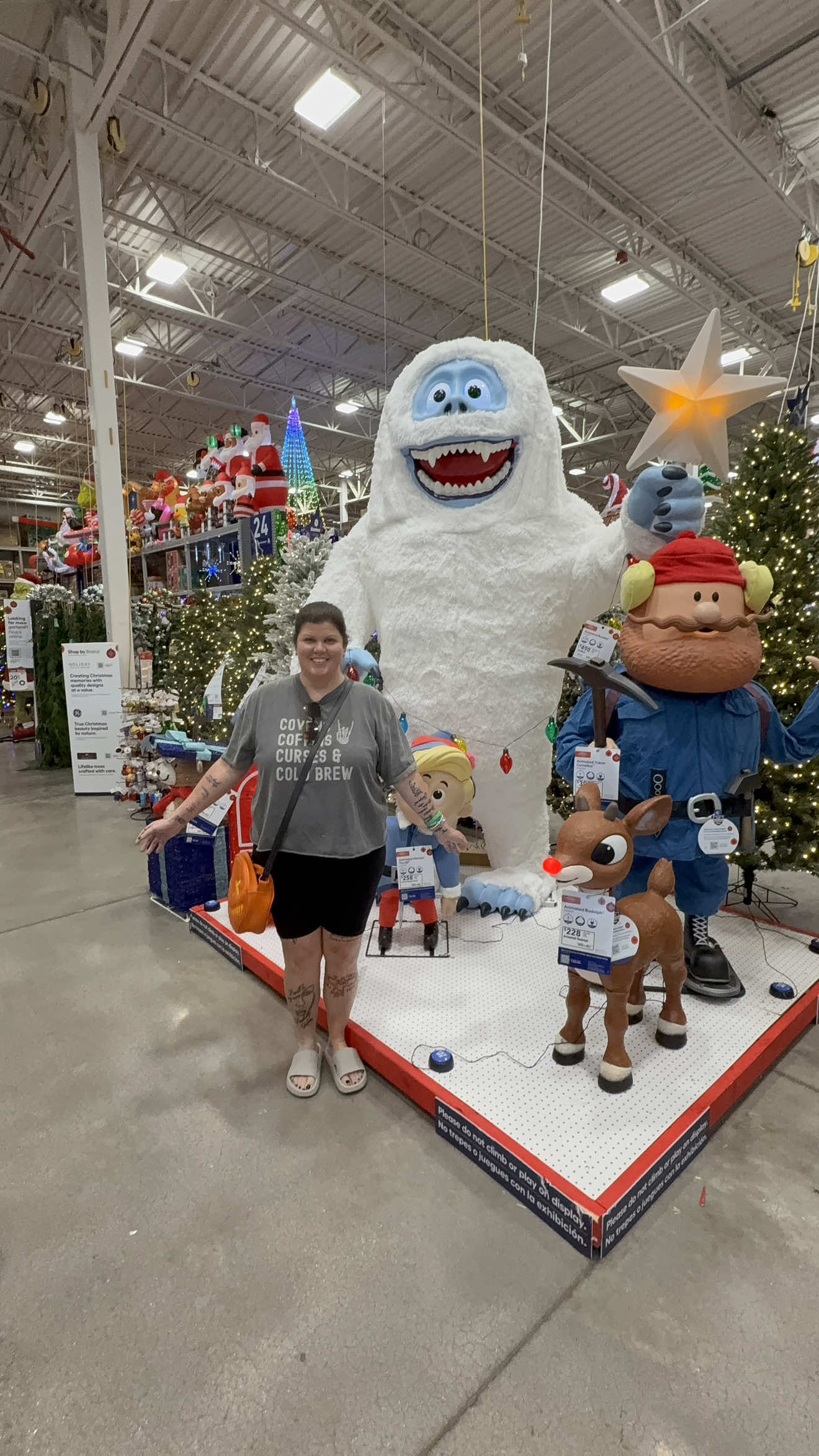 It’s officially Christmas time @Lowe’s! I couldn’t be more excited to see Bumble when I walked in the door! They killed it for Christmas decorations this year y’all! Lowe’s definitely has something for every budget and every taste. Gingerbread, Grinch, Mickey, Bluey, Stitch and more! Even if you don’t need any new Christmas decorations, I highly recommend you still go to check out all the fun displays. What are your must haves this year for your Christmas decorations? #lowes #christmasdecorations #christmas2025 #bumble #rudolph 