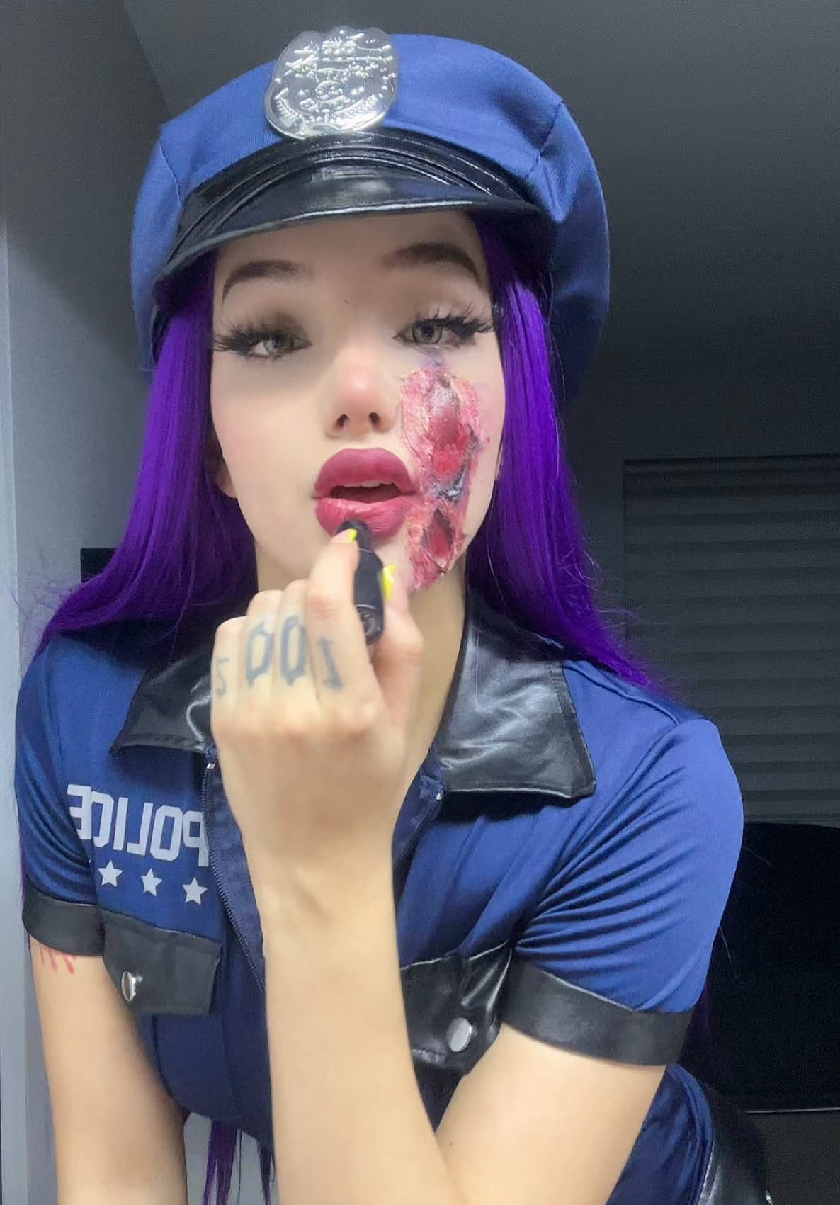Una policía zombie👮‍♀️🚨#fypシ゚ #parati #viral 