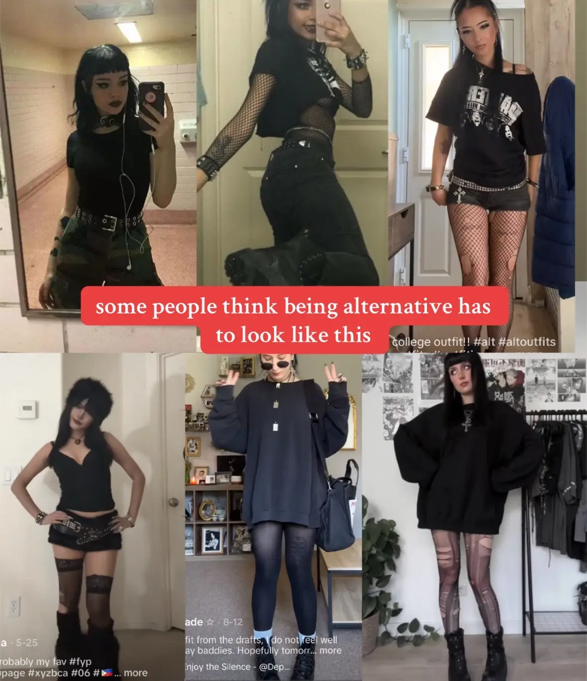 Alt =\= always in black, goth, emo, metalhead, etc. it is about being you no matter what #fyp #foryou #alttiktok #alternative #alt 