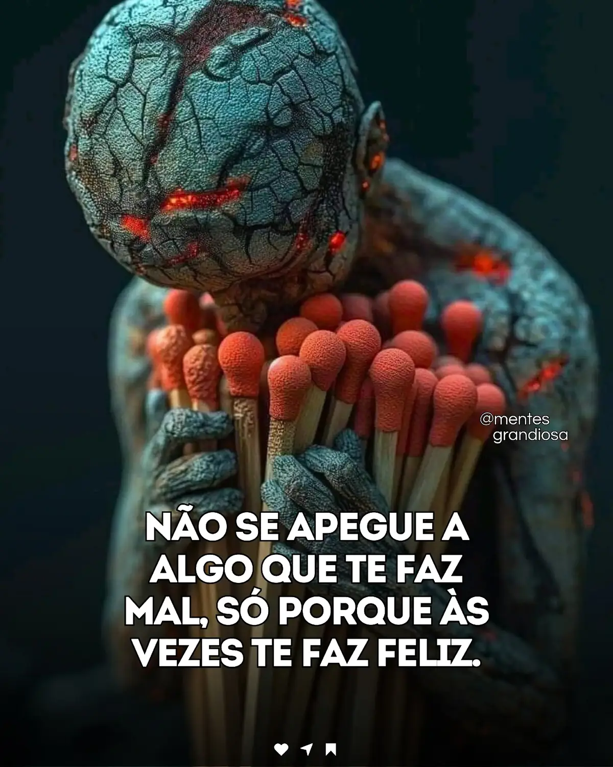 Esta frase é um espelho. Ela reflete a armadilha mais sutil e perigosa da nossa natureza: a de confundir conforto intermitente com bem-estar genuíno. O 