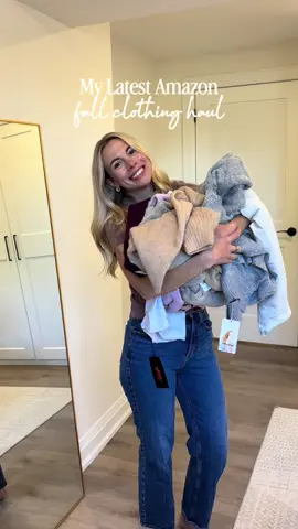 Amazon fall haul perfection 🍂 I’m seriously obsessed with every single piece — cozy knits, chic basics, and those effortless outfits I’ll be living in all season. Amazon fashion · fall style · outfit inspo · cozy season · neutral wardrobe