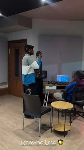 Cowboii in Studio with Thatohatsi and Tracy Vocals working on new music that is to be released on their Upcoming EP 16 October 2025 💯💯🔥🔥