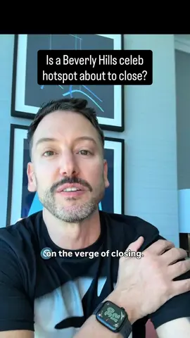 Is a Beverly Hills celeb hotspot about to close? Let me know if you have any more information #losangeles #restaurant #beverlyhills 