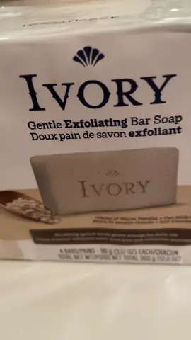 @ivorysoap  ✨⭐️✨ I love how gentle this soap is for my skin. It’s a great exfoliating soap with apricot seeds for getting all the dead skin off and  leaves my skin feeling silky smooth and beautiful. It has a very light and soft scent of vanilla and oat milk with apricot. It’s lightweight and great for sensitive skin. The lather is thick enough to coat my body with a couple passes. It has ingredients that are excellent, good for all skin types such as oat milk, apricot seeds, and vanilla. This package comes with 4 bars of soup that will last a couple months. I’m excited to see what other scents they have.   @influenster #GiftedByIvory #IvoryBarExfoliating #complimentary 