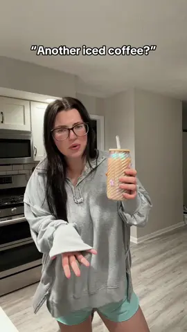 Don’t be shocked 🤣 #icedcoffee #fyp #foryoupage #momtok 