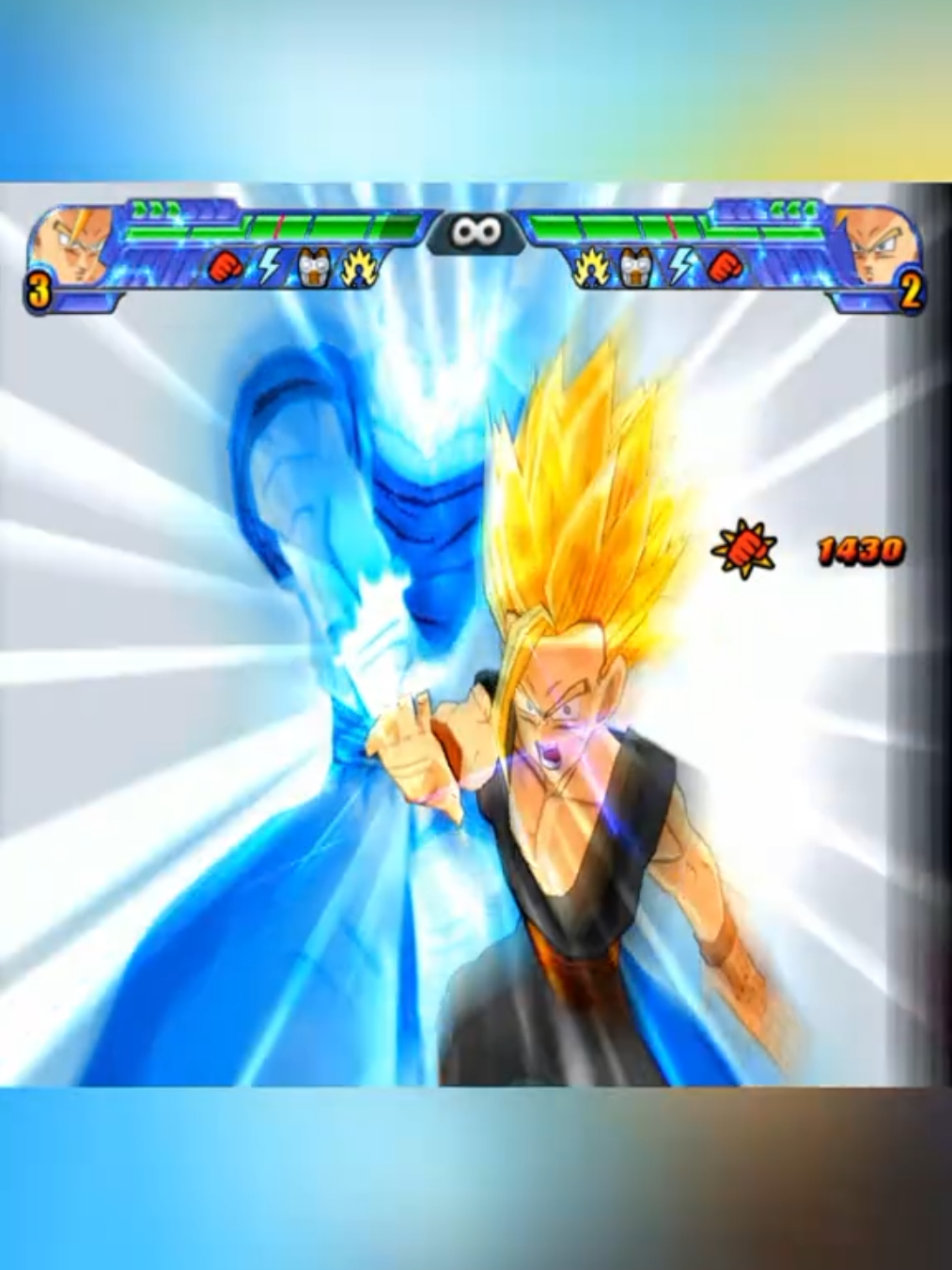 Electric Kamehameha vs Father-Son Kamehameha | DBZ: Sparking! HYPER #dbzbt3 #mod #rowat19 #kamehameha 