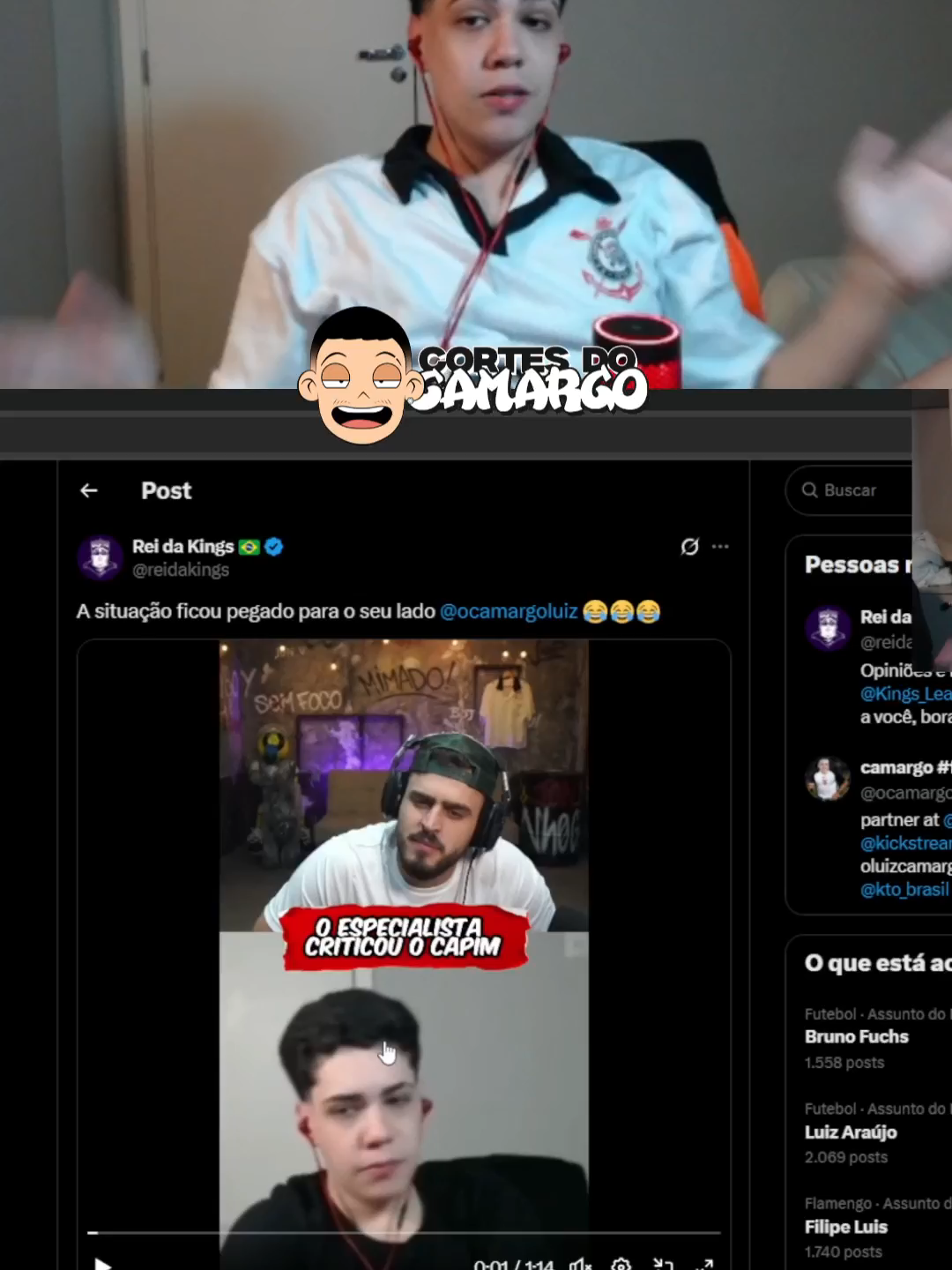 Vai tomando JonVlogs #cortesdocamargo #jonvlogs #jonvlogsclip #kingsleague #kingsleaguebrasil