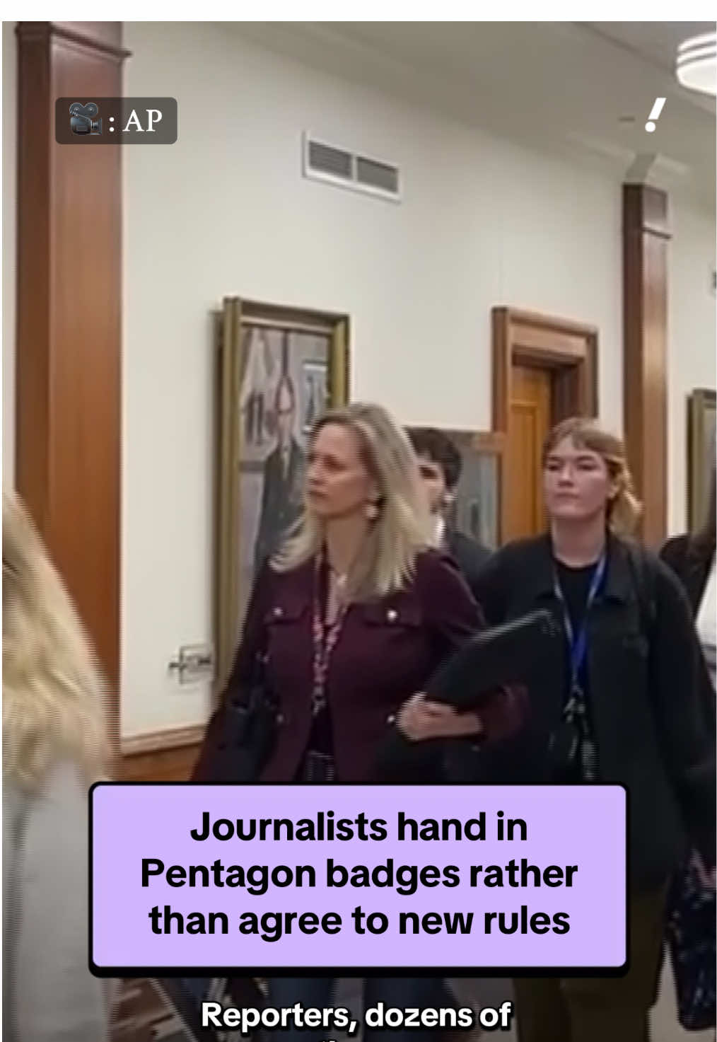 Dozens of reporters turned in access badges and exited the Pentagon rather than agree to government-imposed restrictions on their work, pushing journalists who cover the American military further from the seat of its power. Dave Bauder from AP Explains.  #news #canadanews #newstoday #politics #usa 