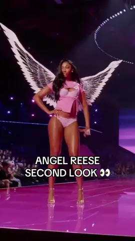 SHE ATE AND LEFT ZERO CRUMBS 🤏💖 @Victoria’s Secret #angelreese #victoriassecret #fashion #WNBA 