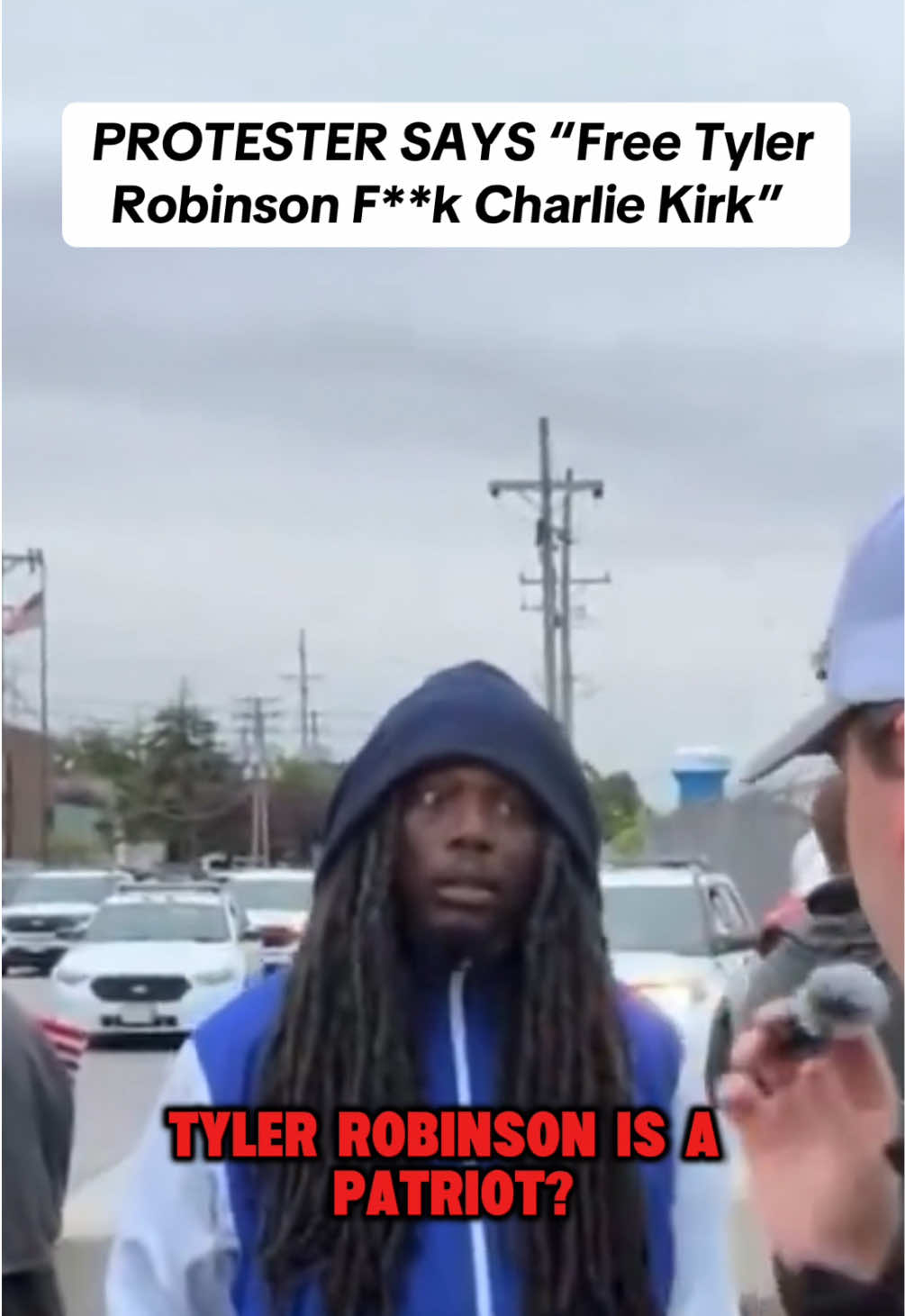 Chicago protester says Tyler Robinson is a patriot and “f*** Charlie Kirk”  Do you agree with this statement? #CharlieKirk #TylerRobinson #ICE #Protest #Chicago