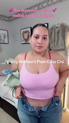 💞 Bra deportivo cruzado 💕 estiliza y realza tu figura #crossfit #gymwear #ladiesgym #womensfashion #sportsbras 