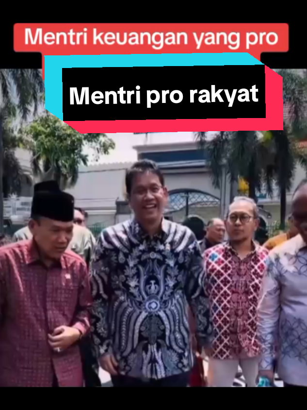 #mentri pro#rakyat 