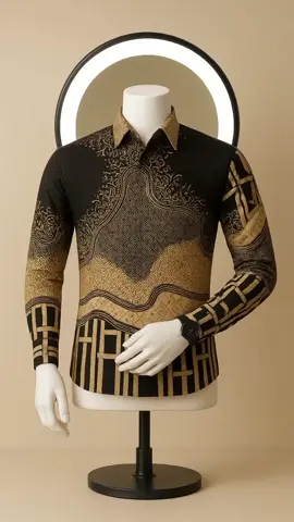 kemeja pria motif lengan panjang#promoseruweekend #cumakontendoang 
