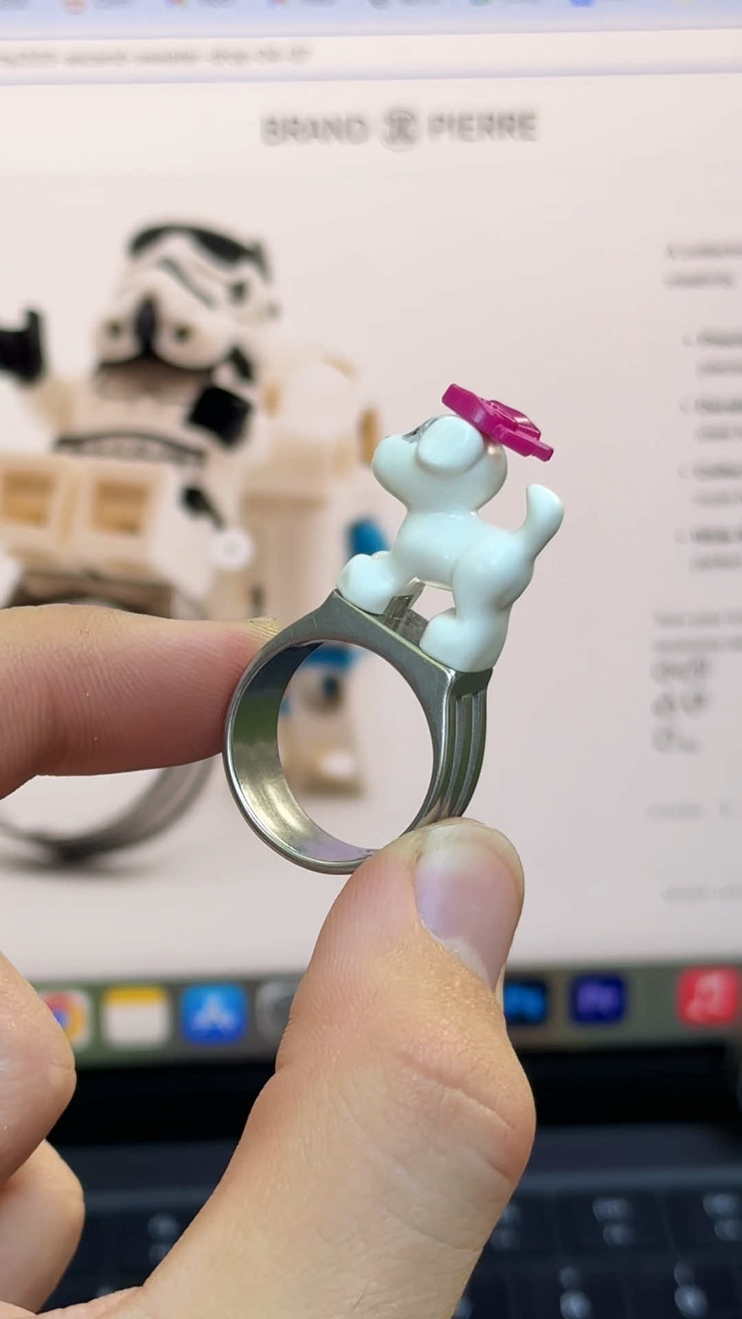 We messed up... Ring drop still Friday at 8AM EST 👀 #brandpierre #rings #dreams #lego
