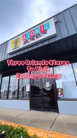 Three stores that are a must visit during October in Orlando @Atomic Horror  @Prometheus Esotérica  @Hellcats USA  #orlandohalloween #spookygirl #orlandosmallbusiness #halloweenstore #orlandofl 