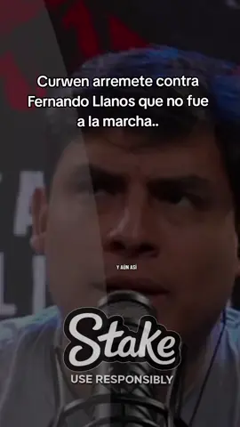 #Curwen arremete contra #Fernandollanos que no fue a la marcha #brutalidadpolitica #parati