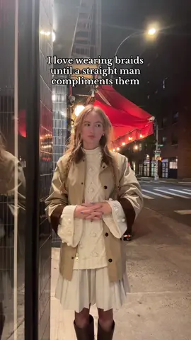 What were they doing thereeee!!!! These braids are for the ELEMENTS HONEY #fitcheck #braids #nycstylr 