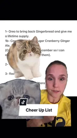 What would cheer you up? #wellness #health #MentalHealth #catlady @Don Martin #greenscreen 