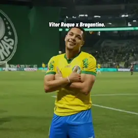 ELE FEZ MAS UMA PARTIDA DE ALMANAQUE, SIMPLESMENTE VITOR ROQUE!! 💚💚 || #palmeiras #vitorroque #bragantino #brasileirao #edit 