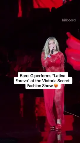 @Karol G performs “Latina Foreva” at the Victoria Secret Fashion Show 🥵  #karolg #vsfs #victoriassecret #livemusic #latina 