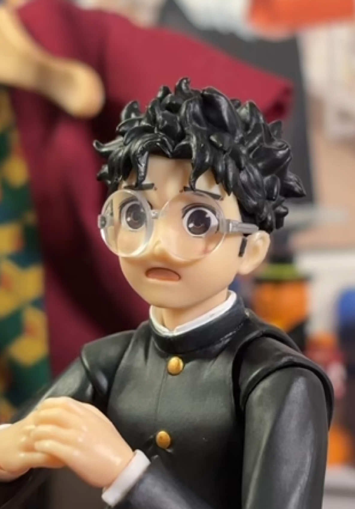 Okarun without his glasses  . . #dandadan #kentakakura #shfiguarts #stopmotion #actionfigures 