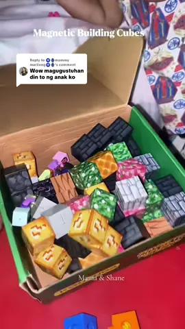 Replying to @🧿🪬mommy mariieng🧿🪬 yes mi magugustuhan talaga to mg mga bata 🫶🏻 #Minecraft  #magneticminecraft  #magneticbuildingblocks 