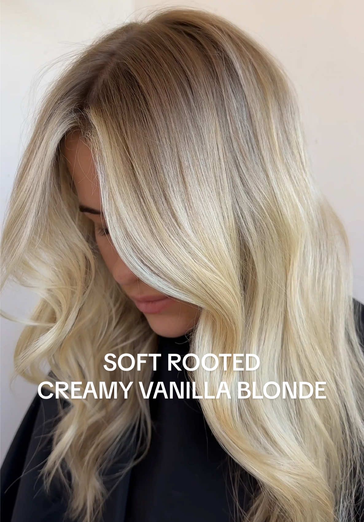 SOFT ROOTED CREAMY VANILLA BLONDE  @goldwellus Colorance 10BG 10G 10 minutes  #azhairstylist #azhairstylist #scottsdalehairstylist #scottsdalehair #creamyblonde         