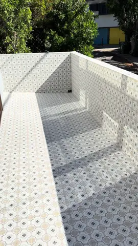 Balcony Remodel Completed 💪 #balcony #porcelain #homedecor #tile #remodel 