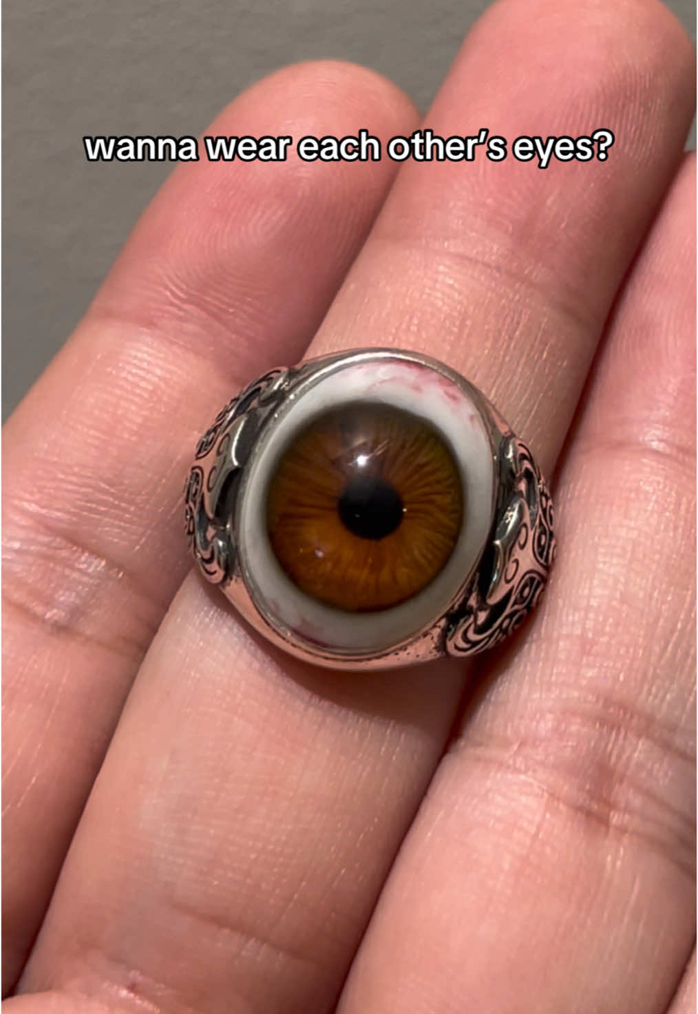 We don’t just create jewelry, we create stories, one eye at a time. #eyes #ring #custom #giftideas #handmadejewelry #fyp #viral #earrings 